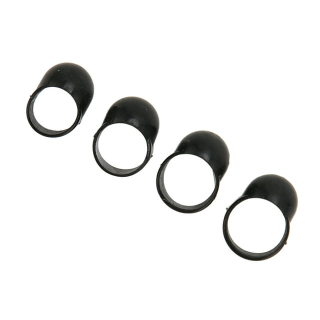 Cure-Doigts Tambour Langue, Protecteur de Doigts Poignée Noir Plastique Robuste pour Jouer