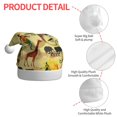 thumbnail image 4 of Salouo Ethnic African for Adult Christmas Hat Xmas Holiday Hat Santa Hat for Women & Men Festive Headwear Accessories Fit for Christmas/ New Year/Holiday/Party,1PC, 4 of 6