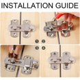 thumbnail image 2 of Barn Door Latches, High-Quality Sliding Door Locks For Strong Security, Easy Installation And Privacy Protection On Doors, Gates, Windows, Cabinets (2 Packs), 2 of 5