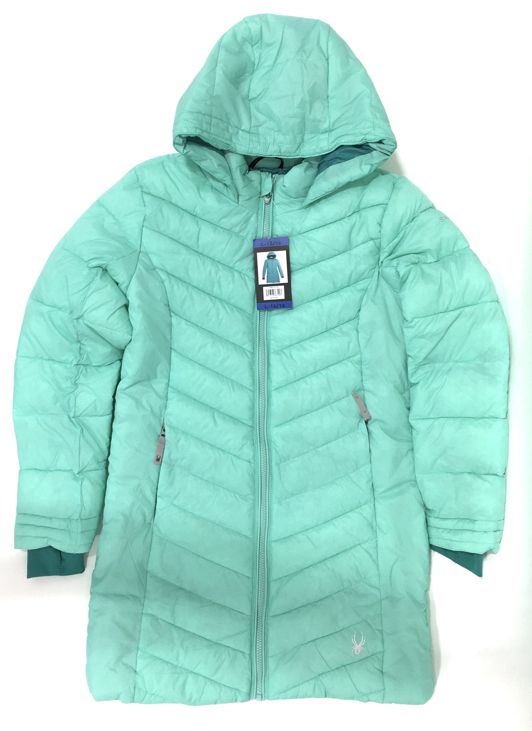 Spyder youth long puffer jacket Clearance
