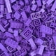 thumbnail image 1 of Lote de bloques de construcción de 120/240 Uds., paquete de ladrillos clásicos de ciudad clasificados por bloques de colores, placa de juguete creativo Compatible con,purple, 1 of 7