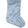 thumbnail image 4 of Northlight 20.5-Inch Blue and White Sheer Organza Christmas Stocking with Faux Fur Cuff, 4 of 6