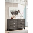 thumbnail image 2 of Watson 6-drawer Dresser Grey Oak, 2 of 12