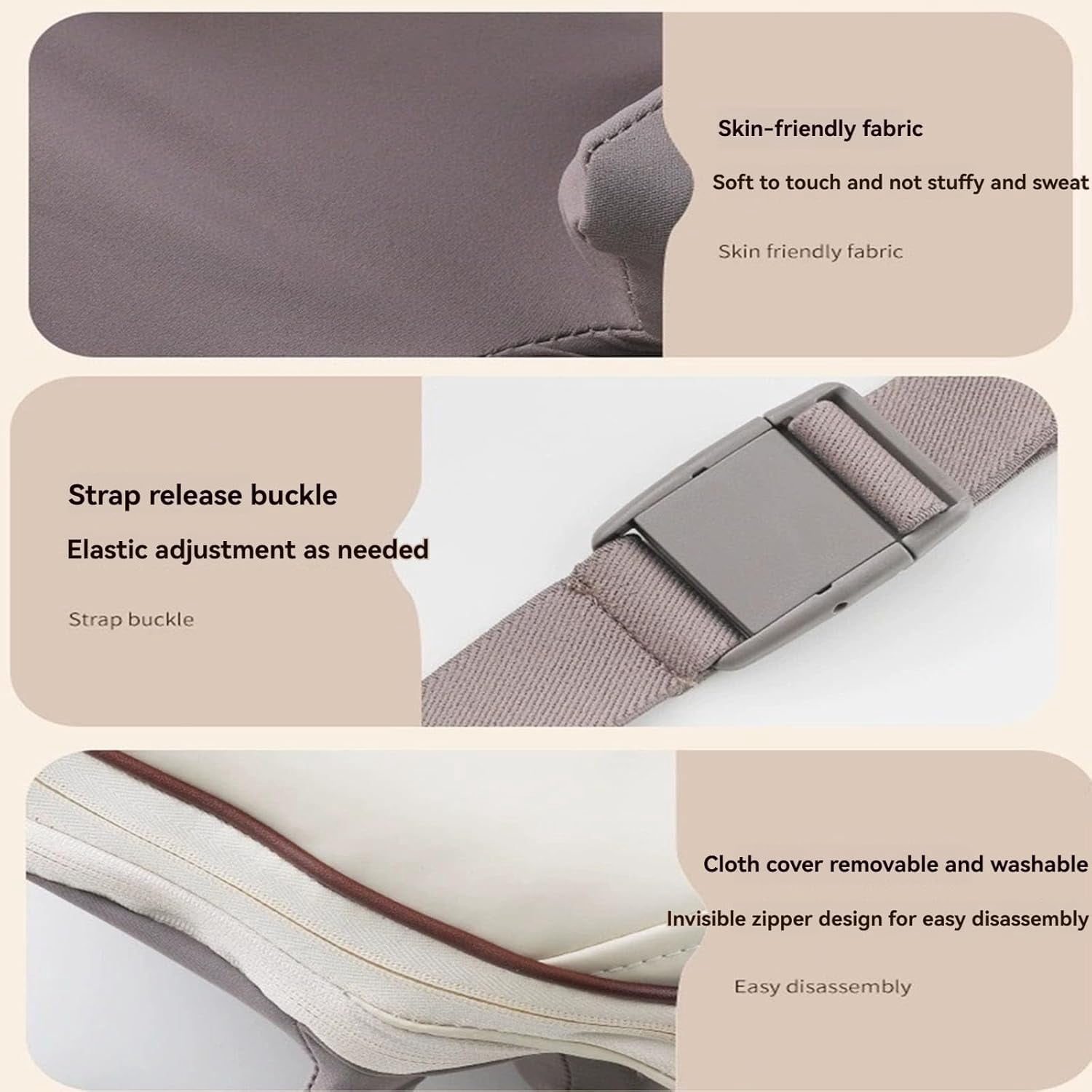 JEBTBFZE Shoulder Massager, Shoulder and Neck Massage Three Modes of Adjustment, Easy to Carry, A Good Choice for Gift (Gray)