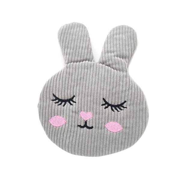 Horquillas para el pelo de conejo bonito, horquillas para el pelo de pana para mujer (gris) Likrtyny Para estrenar