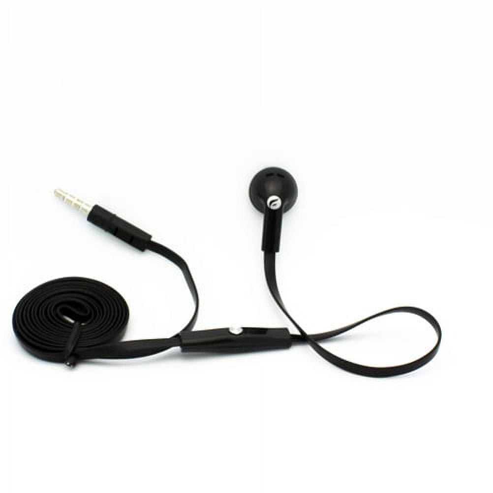 Mono Headset for Motorola Moto Tab G70/G62 - Wired Earphone Single Earbud 3.5mm Headphone Flat for Tab G70/G62