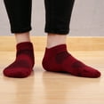 thumbnail image 6 of BambooMN Unisex Men's and Women's Athletic Sport Ankle Socks Made of Rayon from Bamboo - Navy - 4 Pairs - Small, 6 of 6