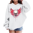 thumbnail image 2 of YUNAFFT Boys & Girls Hooded Sweatshirt Halloween Pullover 4-14Y | 8 Colors | Japanese Polyester | Loose Fit Casual Y2K Style, 2 of 9