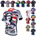 thumbnail image 2 of Weimostar - Camiseta de ciclismo divertida para hombre, camiseta de verano para bicicleta de montaña, camiseta de ciclismo anti-UV, ropa deportiva para carreras, ropa para ciclismo de carretera, 2 of 5