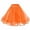 Orange, variant on Knee Length Petticoat Skirt for Women - Women's 50s Petticoat Tutu Underskirt Under Dress Puffy Skirt Half Slip