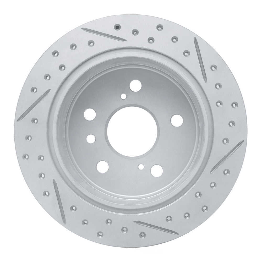 Dynamic Friction Company 830-76076L DFC Geoperformance Rotor - Drilled and Slotted