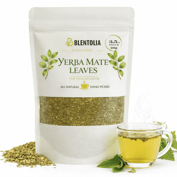 Yerba Mate Leaves – Premium Loose Leaf Herbal Tea – Natural Energy Booster & Antioxidant – 100% Pure – 100g Resealable Pouch
