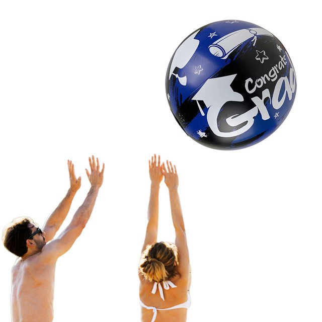 Pelotas de playa inflables para decoración de fiesta de graduación Espesar PVC Felicitaciones Graduado Bola de signo Favores de fiesta de graduación para ni?os mayores Adolescentes