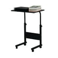 thumbnail image 1 of GoDecor Bureau Portable Réglable en Hauteur pour Ordinateur Portable PC Support Mobile avec Roulettes, 1 of 5
