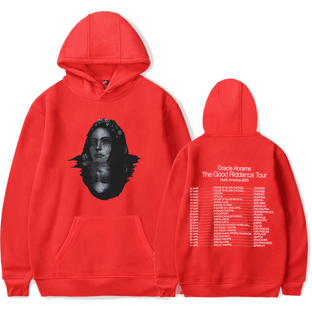 Gracie Abrams Merch Chandail à Capuchon The Good Riddance Tour 2023 Merch Hommes Femmes Mode Urbaine Chandail à Manches Longues