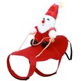 thumbnail image 1 of Mascota Vaquero Gatos Traje Ropa Santa Montando Traje De Navidad Perro Divertido Papá Noel Montando Traje De Navidad Mascota Vaquero Perros Gatos Traje Ropa Fiesta Vestir Ropa ANGGREK Santa Riding Christmas Costume, 1 of 7