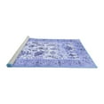 thumbnail image 2 of Ahgly Company Machine Washable Indoor Rectangle Animal Blue Traditional Area Rugs, 5' x 8', 2 of 4