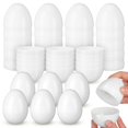 thumbnail image 1 of Huevos de pascua de plástico Silipull, 36 unidades, blancos, 7,8 cm, rellenables, 1 of 7