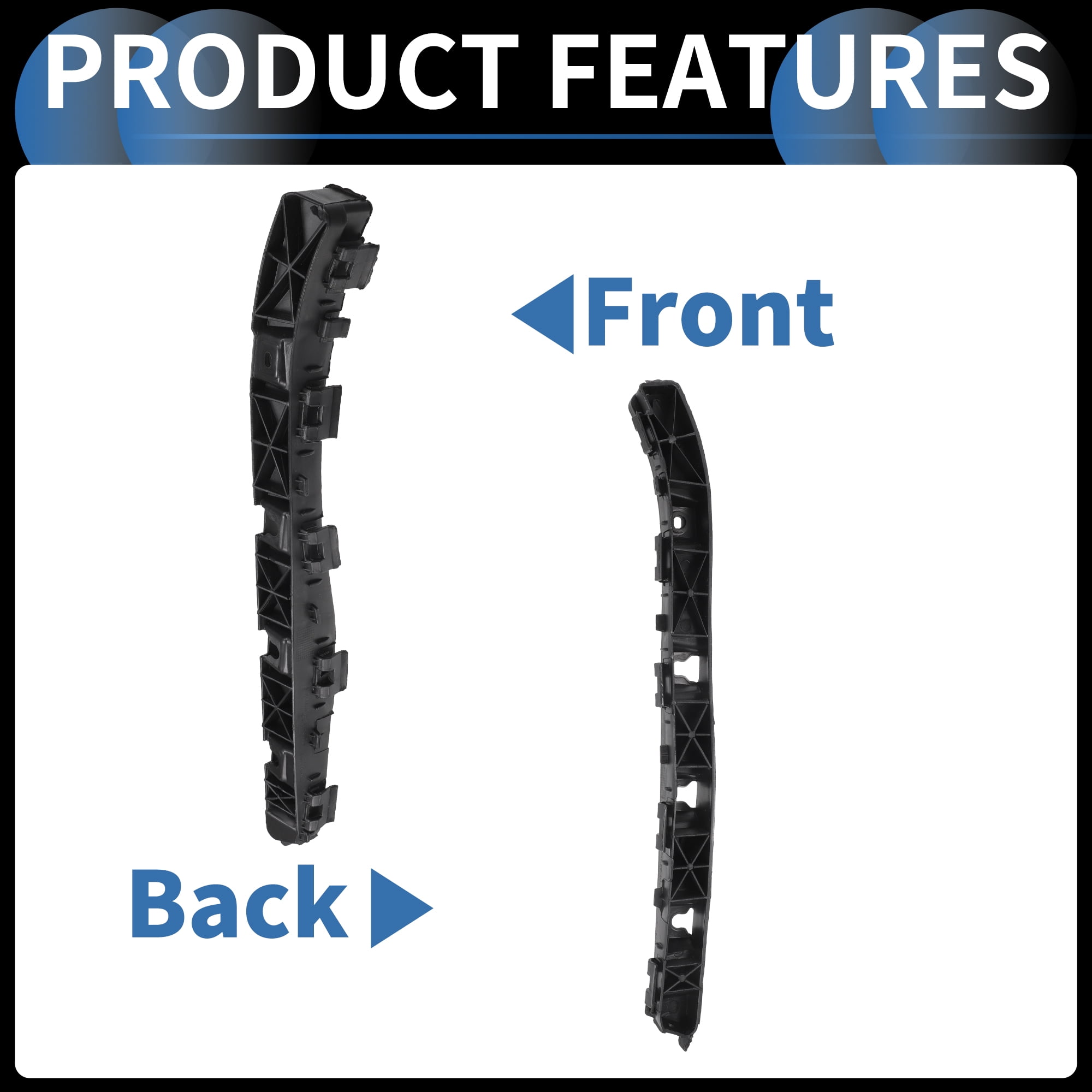 Unique Bargains Rear Bumper Retainer Bracket 866133X000 for Hyundai Elantra 2011-2016