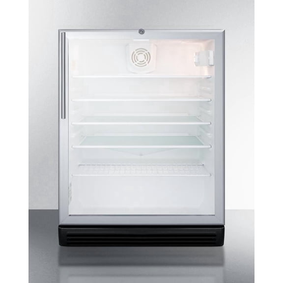 SUMMIT SCR600BGLBIHVADA specialty refrigerator