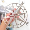 thumbnail image 2 of Ausyst Home Decor METAL WALL ART COMPASS Metal Decor Nautical Compass Wall Decor Wall Hanging Clearance, 2 of 2