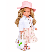 MBD 18 Inch Doll Clothes- Summer Floral Dress Set with Shopping Bag and Sandals Fits 18 Inch Kennedy and Friends Dolls