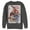 Charcoal Heather, variant on Men's Batman Harley Quinn Joker Poker Card Sweatshirt Athletic Heather Small