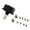 Balck, variant on Mosiee 250A Lithium Battery Terminal Block High Current Through-The-Wall Terminal Block Connector for Lithium Battery Energy Storage Balck