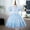 Blue, variant on Little Girls Elsa Princess Costume Cosplay Dress up for Halloween Party