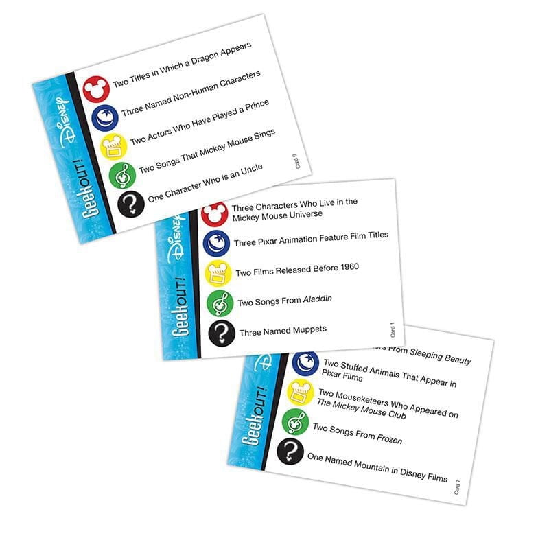 USAopoly Geek Out! Disney Jeu De Plateau