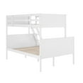 thumbnail image 2 of Flash Furniture Dallas Convertible Bunk Bed with Ladder Twin Over Full White (MG090031TFBWH), 2 of 15
