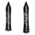 thumbnail image 4 of Krator Black Hand Grips "R6" Logo Spiked Bar Ends Grip Compatible with Yamaha YZFR6 R6S YZF R6, 4 of 4