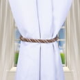 thumbnail image 2 of Clearance!FNGZ Home Textile Storage Clearance Ropes Tie Backs for Window Curtain Cord Buckle Tiebacks Tie Backs Coffee, 2 of 5