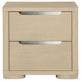 thumbnail image 3 of Ladera 2-drawer Nightstand Bedside Table Light Elm, 3 of 13