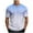 Blue(New), variant on CYiJun George Mens Workout Shirts Quick Dry Moisture Wicking Short Sleeve Mesh Athletic T-Shirts,Sizes M-3XL