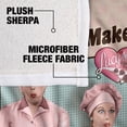 thumbnail image 4 of I Love Lucy Blanket, 50"x60", Friends and Chocolate Silky Touch Sherpa Back Super Soft Throw Blanket, 4 of 5