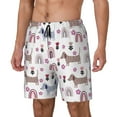 thumbnail image 2 of Balery Cute Dog Mens Swim Trunks Swim Shorts for Men Quick Dry Inseam Beach Shorts with Compression Liner Pocket-Large, 2 of 9