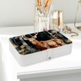thumbnail image 6 of Deer PU Leather Jewelry Stand with Removable Compartment and Portable Display Case - Necklace and Travel Organizer, 6 of 6