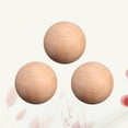 thumbnail image 2 of HERFIER 20pcs 2.5cm Diameter Wooden Balls DIY Round Balls Unpainted Ball Craft Supplies 0.98x0.98x0.98in, 2 of 8
