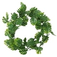 thumbnail image 4 of Nvzi 4-piece artificial turtle back bamboo leaf vine, 5.9-foot false hanging plant vine, used for garden porch, terrace, jungle banquet party, beach birthday indoor and outdoor decoration, 4 of 4