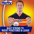 thumbnail image 6 of Hefty Strong Tall Kitchen Trash Bags, White, Unscented, 13 Gallon, 80 Count, 6 of 11
