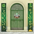 thumbnail image 4 of AYktou St Patricks Day Decorations,7.87"x7.76" Cloversleaf Beer Decoration Wooden s Hangings For Front Doors Walls, 4 of 9