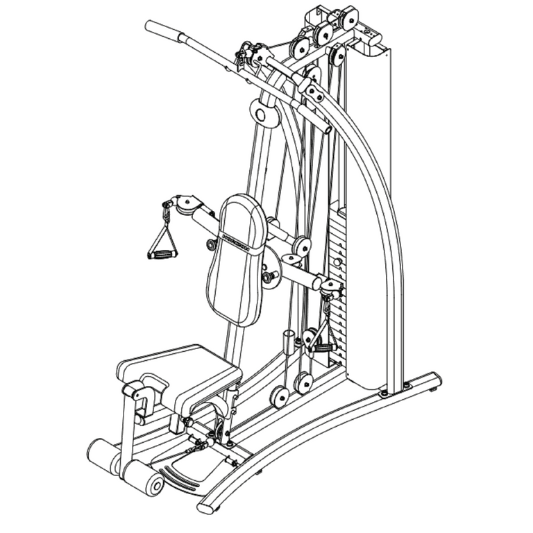 Horizon outlet elliptical manual