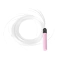 thumbnail image 1 of Látigos de fibra óptica LED 7 colores brillantes Modo de efecto de color Látigos espaciales para espectáculo de luces negro y rosa, 1 of 6