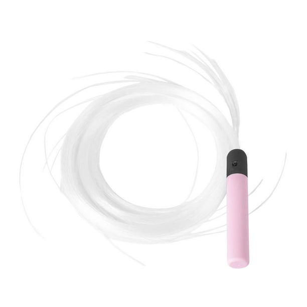 Látigos de fibra óptica LED, 7 colores brillantes, látigos de píxeles giratorios de 360 grados, juguetes para luz negro y rosa