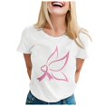 thumbnail image 1 of TSADFHJI Hauts d'Été avec Manches T-Shirt Imprimé à Manches Courtes Col Rond Blouse S Blanc, 1 of 5