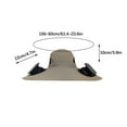 thumbnail image 3 of HauiWeiLyai Wide Brim Solar Fan Outdoor Fishing Hat, Men Sun Hat with 2 Solar Fan Fishing Hats, 3 Speed Adjustable Fan Hat, Hat With Fan Built In, Summer Holiday Fathers Day Gifts, 3 of 8