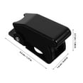 thumbnail image 2 of 2pcs Toggle Switch Covers Toggle Switch Protective Cover Plate Safety Flipping Covers, 2 of 5