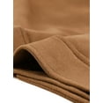 thumbnail image 5 of Agnes Orinda Women's Plus Size Jacket Faux Suede Bomber Moto Biker Zip-Up Coats 2X Brown, 5 of 6