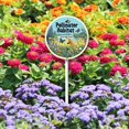 thumbnail image 3 of Eveokoki Round (9.2X9.2) IN Pollinator Habitat Pestiside Free Yard Sign with Stake Rustproof Aluminum Bee Lawn Signs Stand for Home Garden Yard Decorations Outdoor, 3 of 6